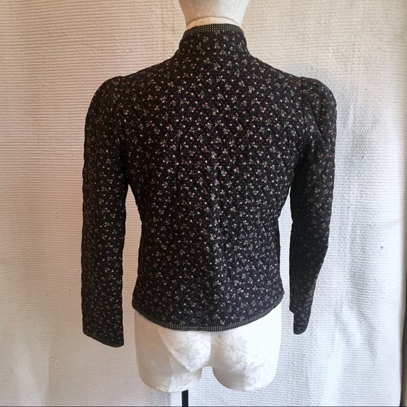 Gunne Sax M Vintage 70s Quilted Prairie Jacket - Picture 3 of 8